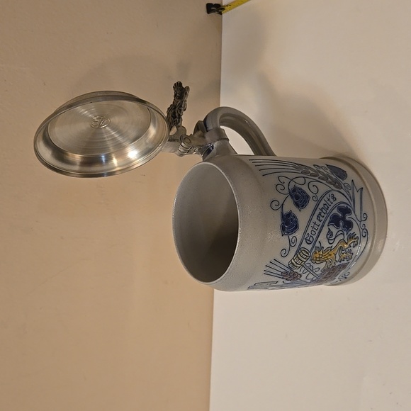 Vintage Merklebach stoneware Stein with pewter lid Munchen - Picture 6 of 13